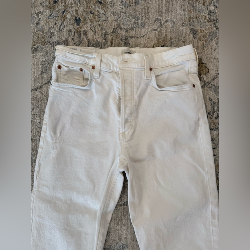 Citizens Of Humanity Cream Denim - Picture 2 of 10